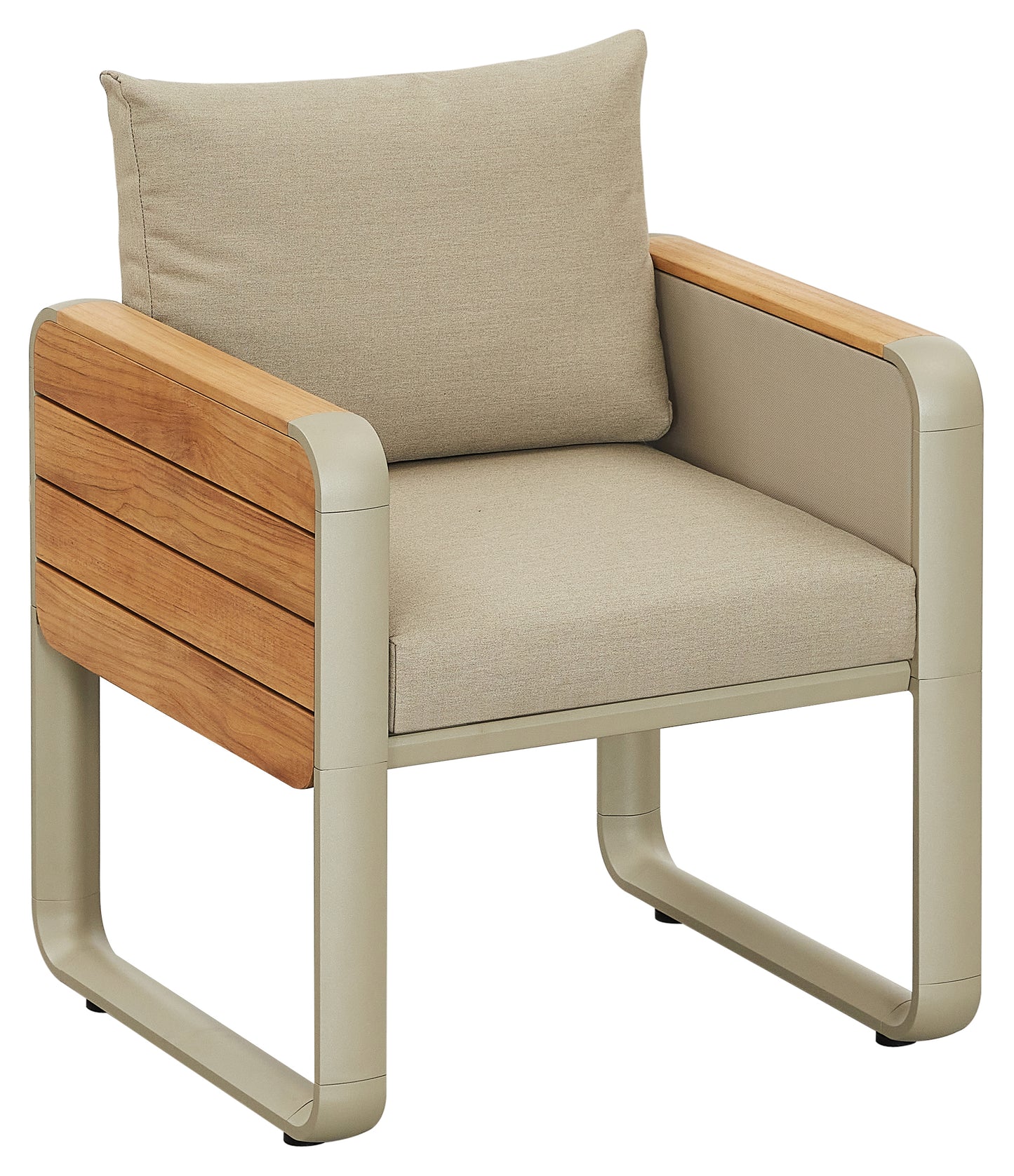 NOTTINGHAM DINING Brushed Teak wood for 6 people