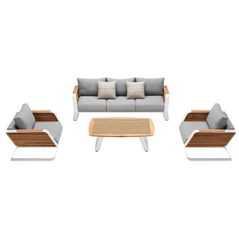 compare product HIGOLD WING LOUNGE White Grey 5 Preson Upgrade