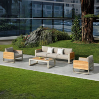 HIGOLD NOTTINGHAM LOUNGE Brushed Teak Wood