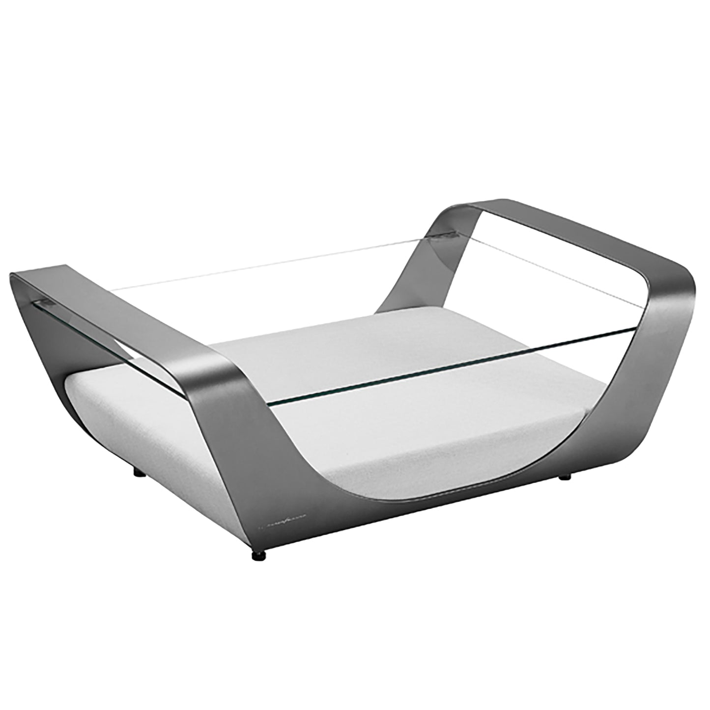 HIGOLD ONDA LOUNGE SUNBRELLA Grey/White Quick dry foam