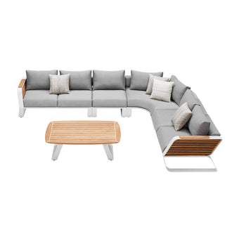 compare product HIGOLD WING CORNER LOUNGE Grey-White