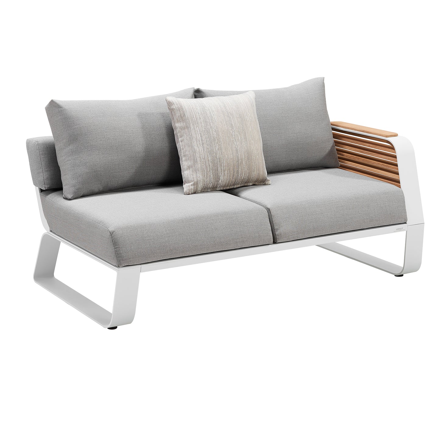 HIGOLD WING CORNER LOUNGE Grey-White