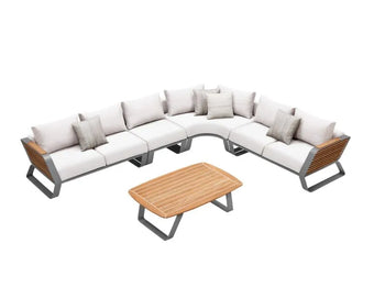 compare product HIGOLD WING CORNER LOUNGE White-Grey