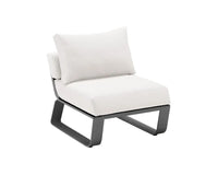 HIGOLD WING CORNER LOUNGE White-Grey