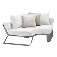 HIGOLD WING CORNER LOUNGE White-Grey