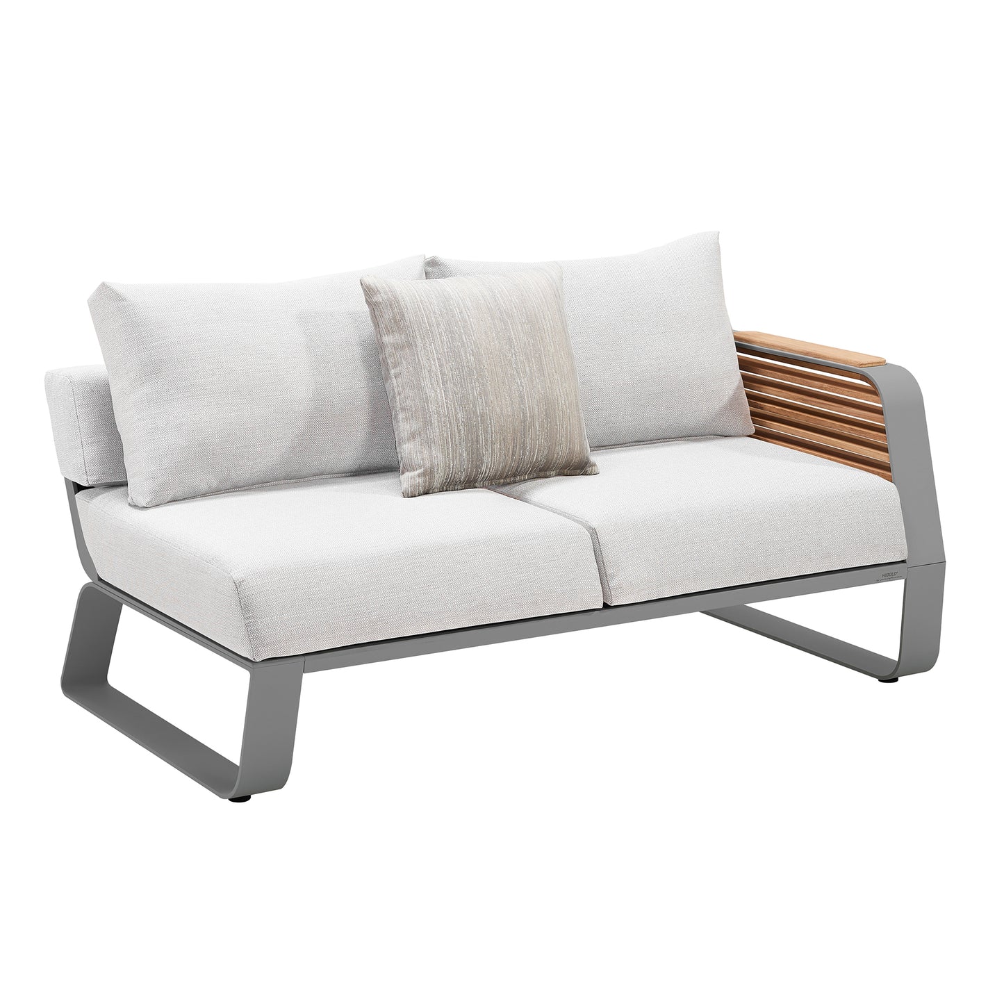 HIGOLD WING CORNER LOUNGE White-Grey